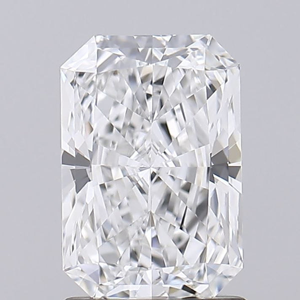 1.5-Carat Radiant Shape Lab Grown Diamond, Color : D, Cut : Na, Clarity : VVS2
