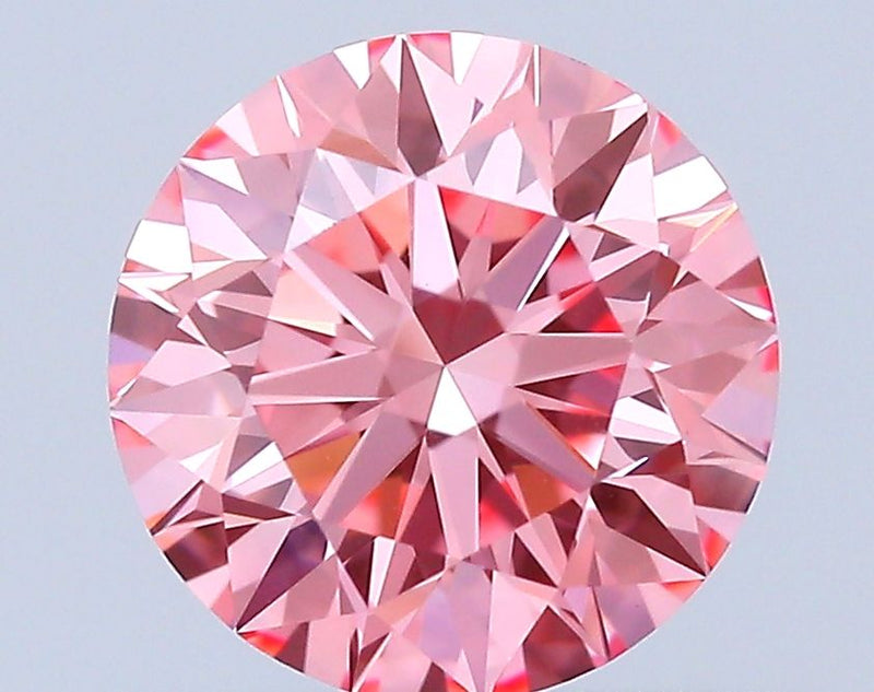 0.59-Carat Round Shape Lab Grown Diamond, Cut : Excellent, Clarity : VVS1