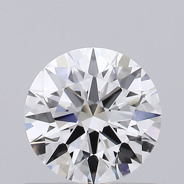 0.53-Carat Round Shape Lab Grown Diamond, Color : D, Cut : Ideal, Clarity : VS1