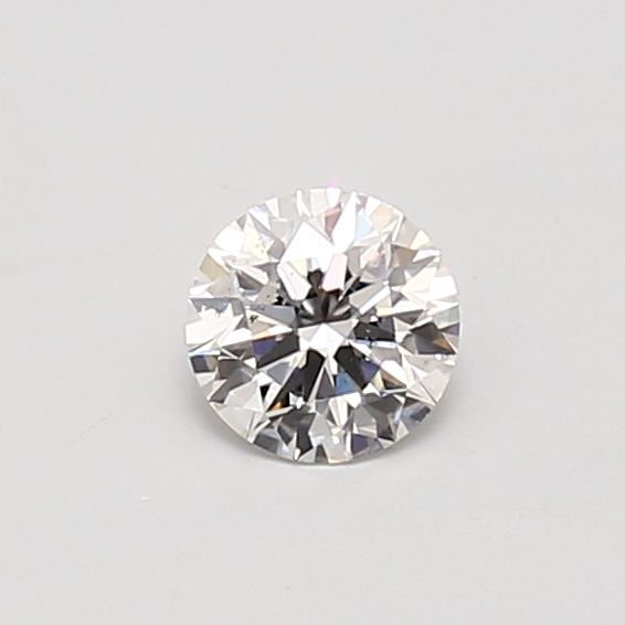 0.44-Carat Round Shape Lab Grown Diamond, Color : E, Cut : Ideal, Clarity : VS2