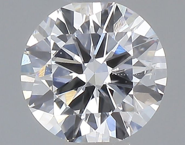 0.32-Carat Round Shape Lab Grown Diamond, Color : E, Cut : Very Good, Clarity : SI1