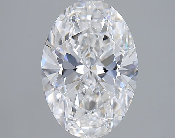 2.09-Carat Oval Shape Lab Grown Diamond, Color : D, Cut : Na, Clarity : VVS2