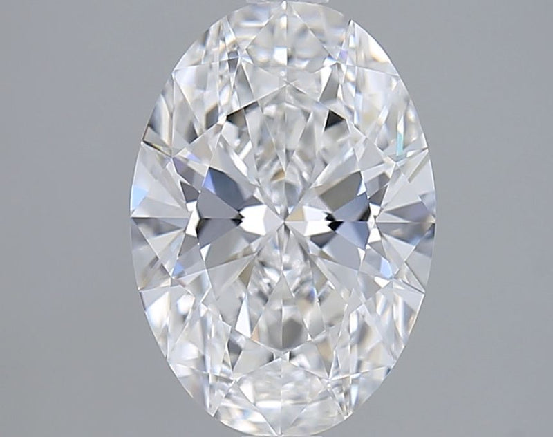 2.09-Carat Oval Shape Lab Grown Diamond, Color : D, Cut : Na, Clarity : VVS2