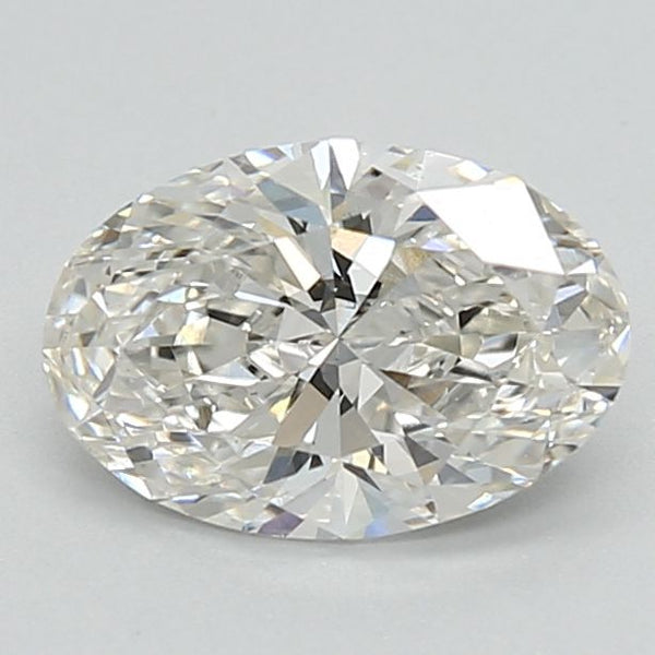 1.09-Carat Oval Shape Lab Grown Diamond, Color : G, Cut : Na, Clarity : VS2