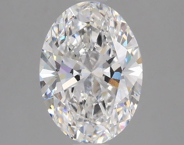 2.11-Carat Oval Shape Lab Grown Diamond, Color : E, Cut : Na, Clarity : VVS2