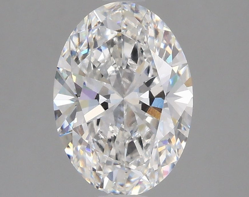 2.11-Carat Oval Shape Lab Grown Diamond, Color : E, Cut : Na, Clarity : VVS2