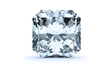 1.02-Carat Radiant Shape Lab Grown Diamond, Color : G, Cut : Na, Clarity : VS2