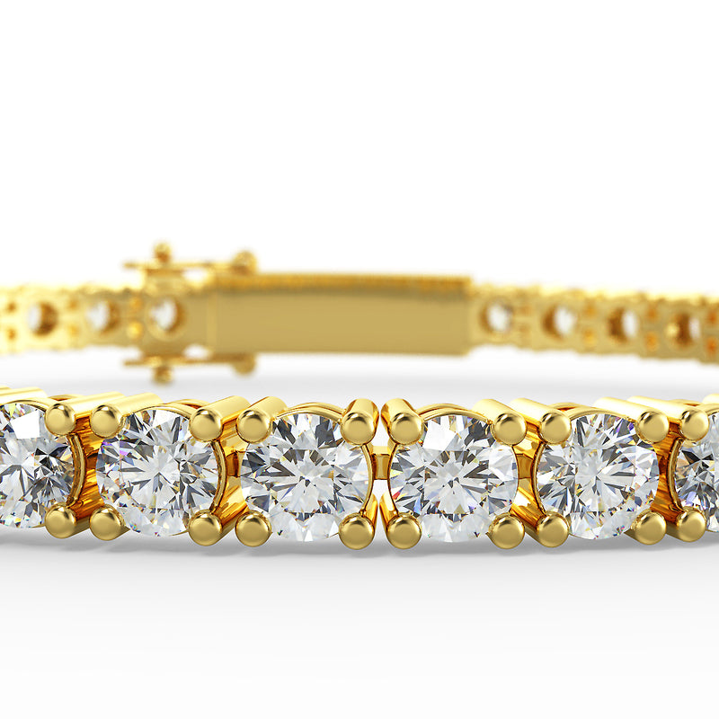 3.30ct 18ct Gold Tennis Bracelet