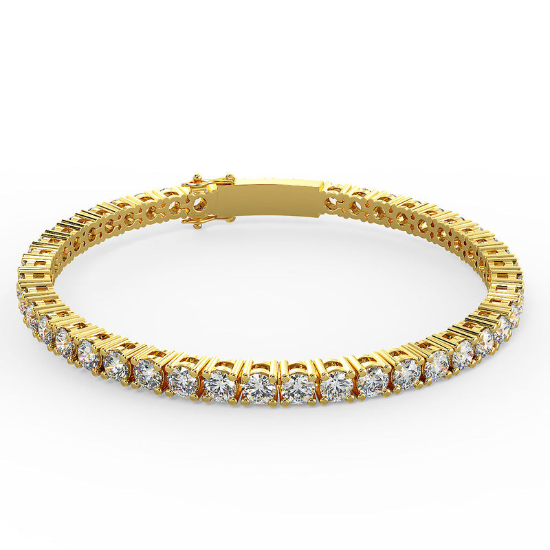 2.16ct 18ct Gold Tennis Bracelet