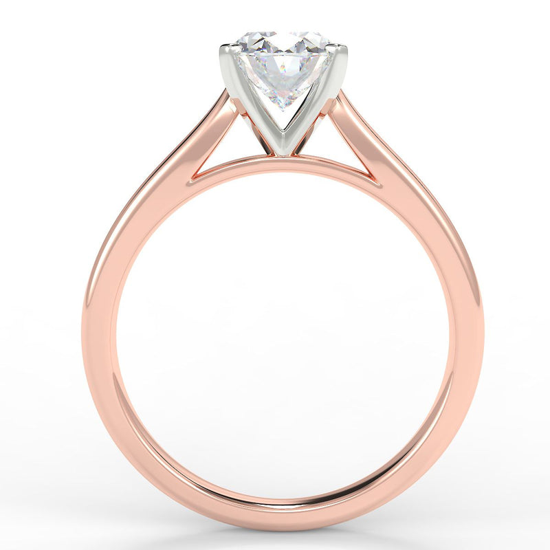 Eco 1 Oval Cut Solitaire Diamond Ring