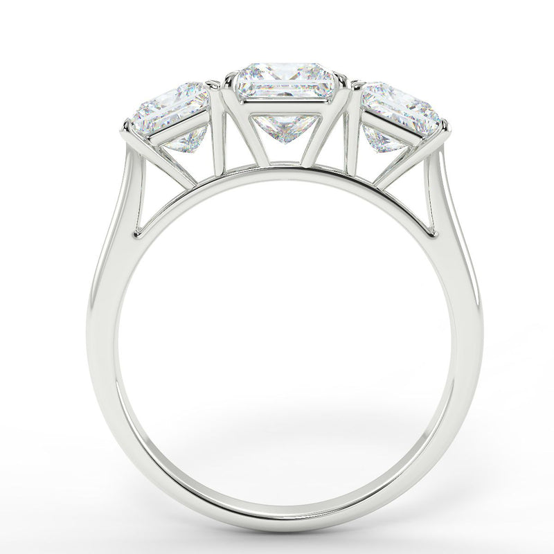 Eco 1 Princess Cut 3 Stone Diamond Ring