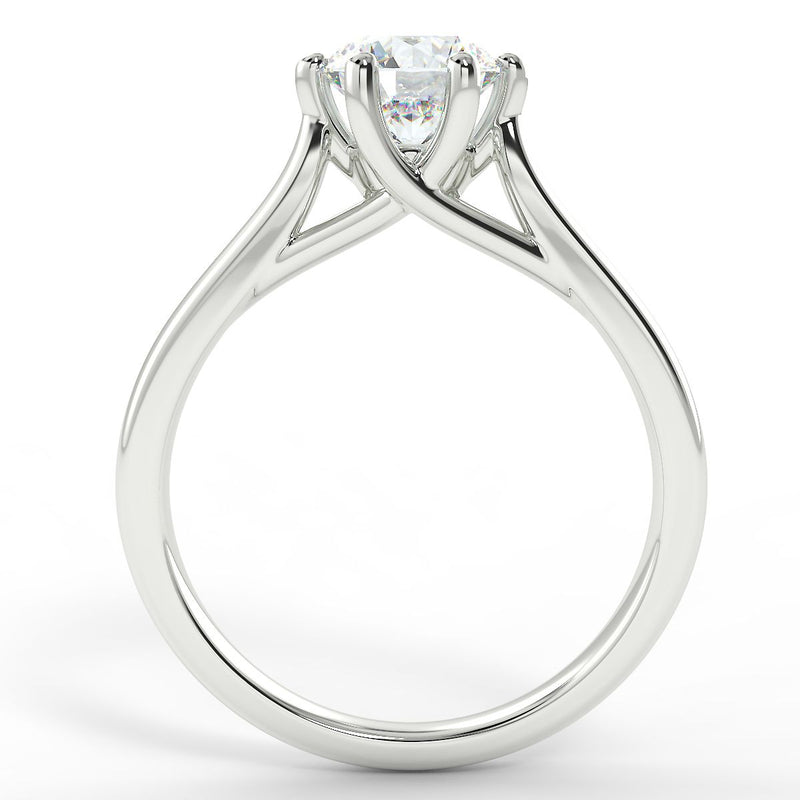 Eco 1 Round Brilliant Cut Diamond Solitaire Ring