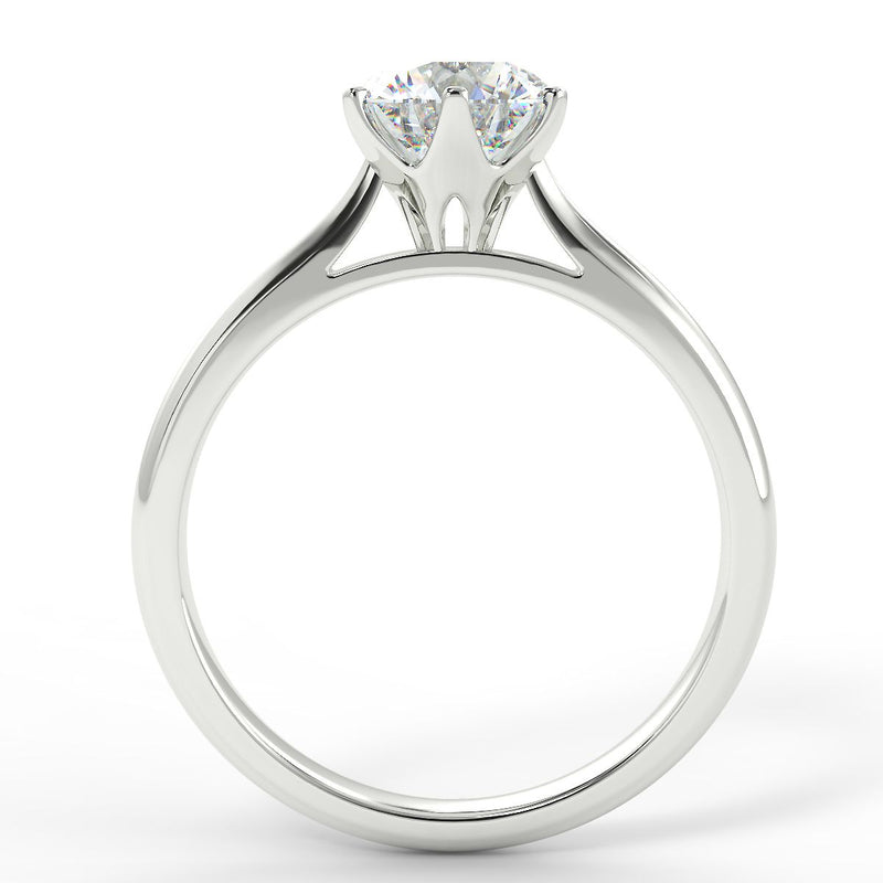 Eco 15 Round Brilliant Cut Solitaire Diamond Ring
