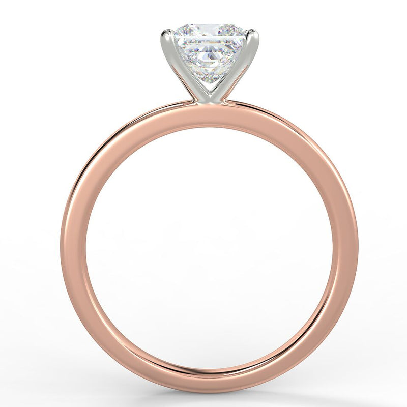 Eco 2 Princess Cut Solitaire Diamond Ring
