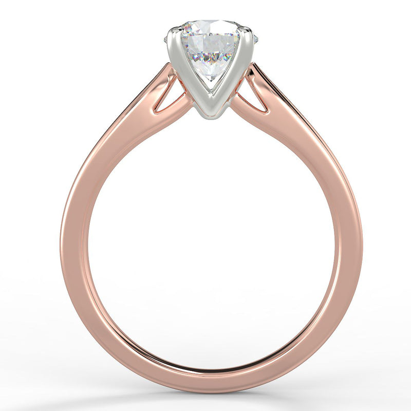 Eco 2 Round Brilliant Cut Solitaire Diamond Ring