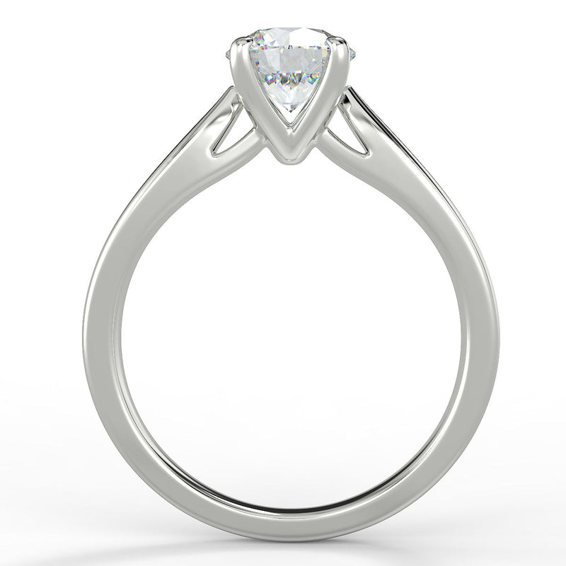 Eco 2 Round Brilliant Cut Solitaire Diamond Ring