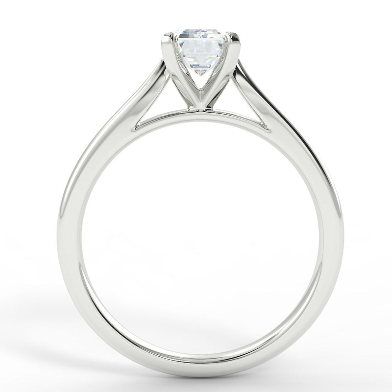 Eco 3 Emerald Cut Solitaire Diamond Ring