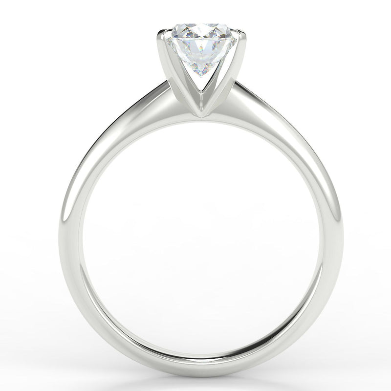 Eco 3 Oval Cut Solitaire Diamond Ring