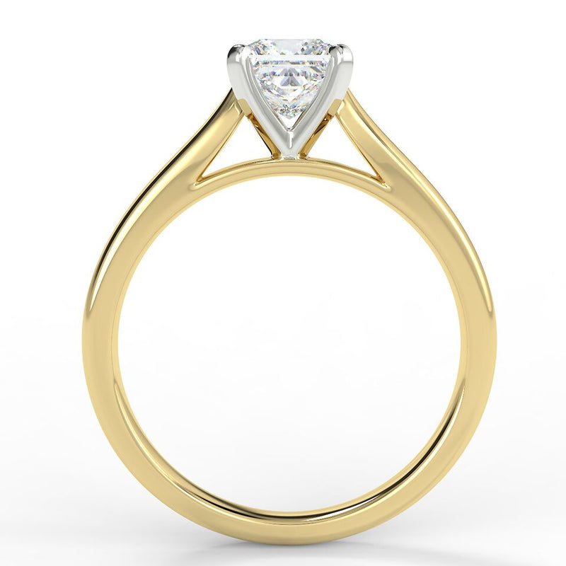 Eco 4 Princess Solitaire Diamond Ring