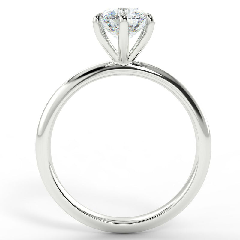 Eco 4 Round Brilliant Cut Solitaire Diamond Ring