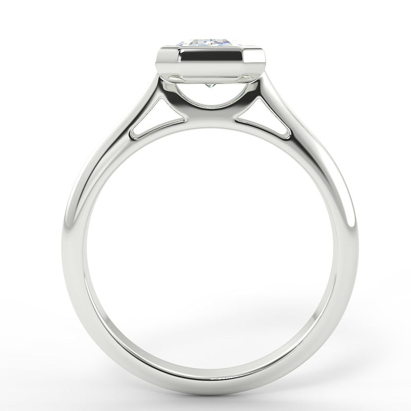 Eco 5 Emerald Cut Solitaire Diamond Ring