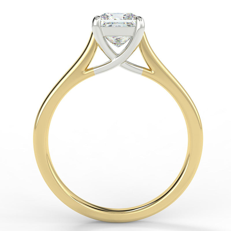 Eco 5 Princess Cut Solitaire Diamond Ring