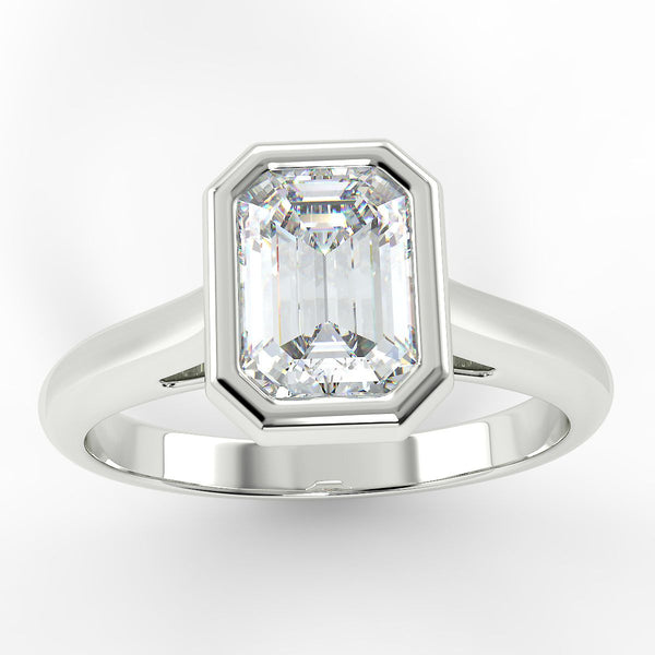 Eco 5 Emerald Cut Solitaire Diamond Ring – Eco Lab Diamonds