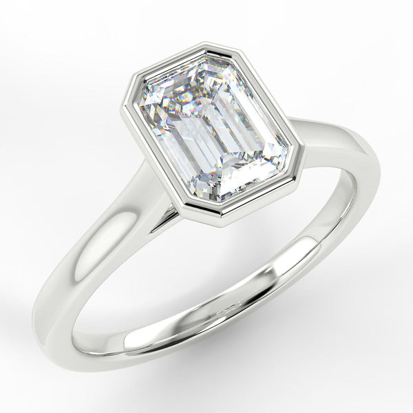 Eco 6 Emerald Cut Solitaire Diamond Ring – Eco Lab Diamonds