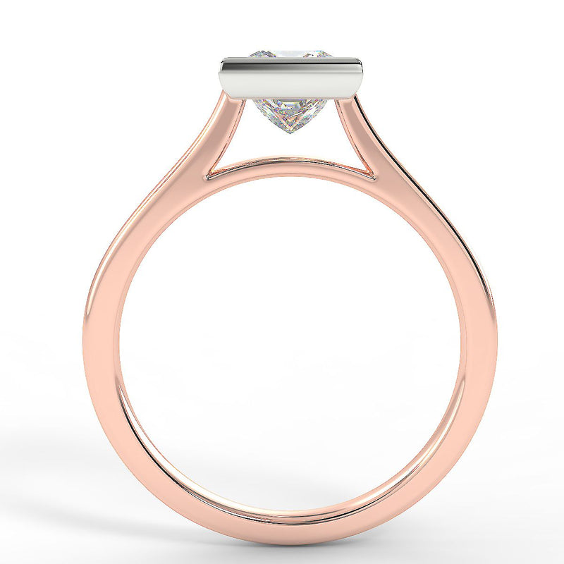 Eco 7 Princess Cut Solitaire Diamond Ring