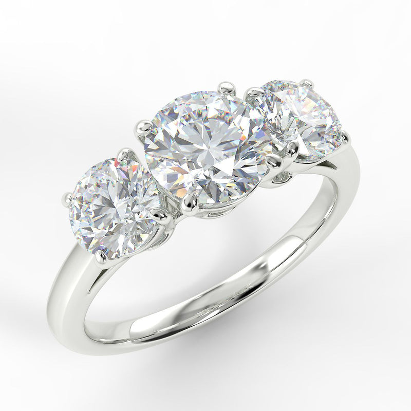 3 carat deals 3 diamond ring