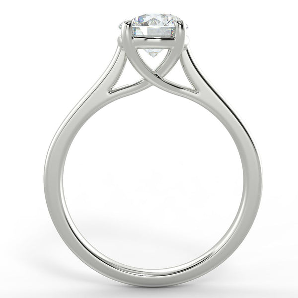 Eva Round Brilliant Cut Solitaire Diamond Ring – Eco Lab Diamonds