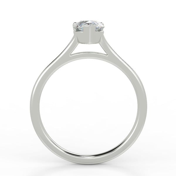 Morgan Pear Cut Solitaire Diamond Ring – Eco Lab Diamonds