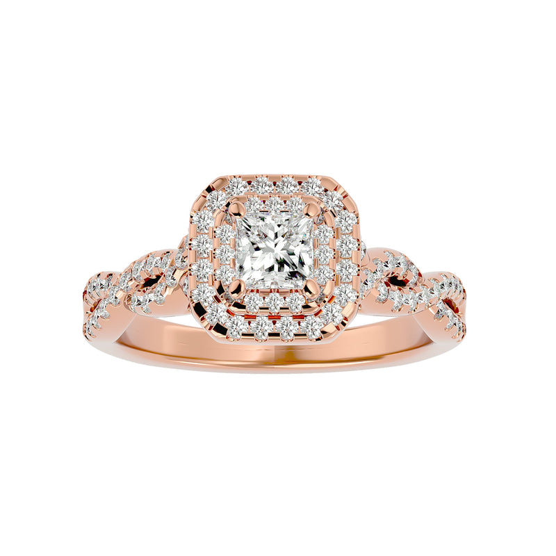 Adelle Trilogy Diamond Engagement Ring