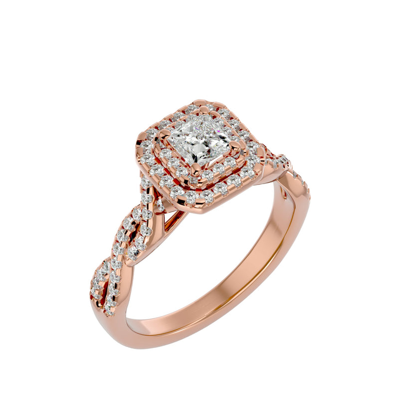 Adelle Trilogy Diamond Engagement Ring