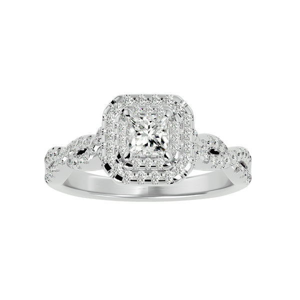 Adelle Trilogy Diamond Engagement Ring