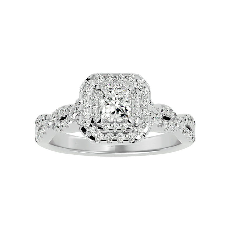 Adelle Trilogy Diamond Engagement Ring