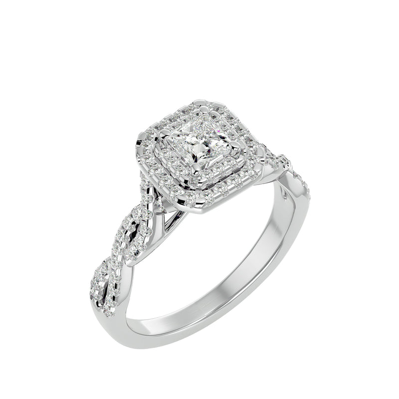 Adelle Trilogy Diamond Engagement Ring