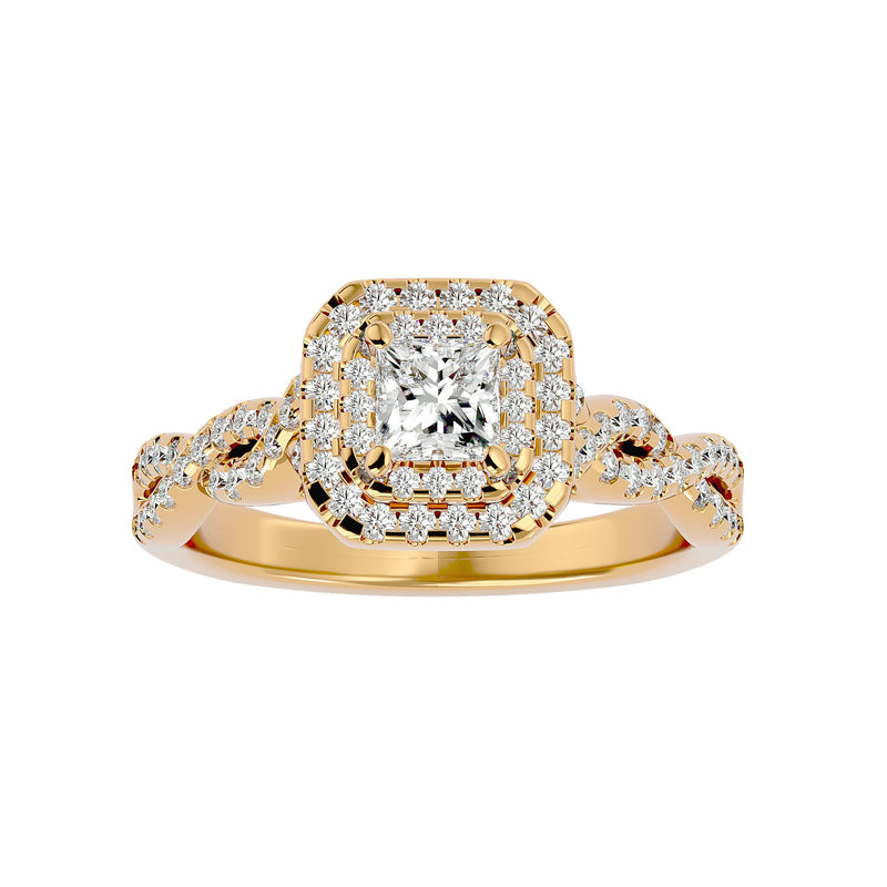 Adelle Trilogy Diamond Engagement Ring