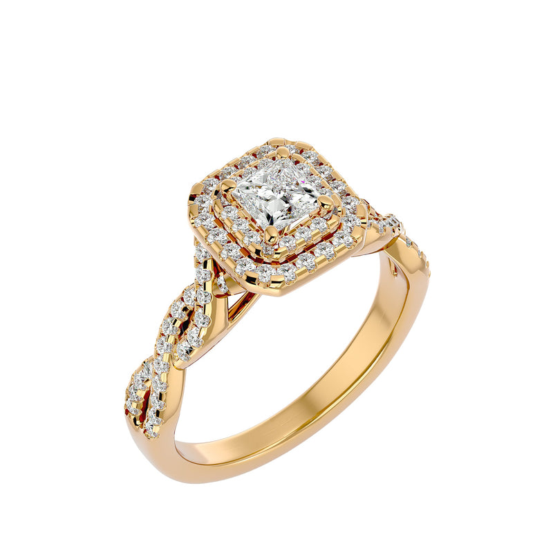 Adelle Trilogy Diamond Engagement Ring