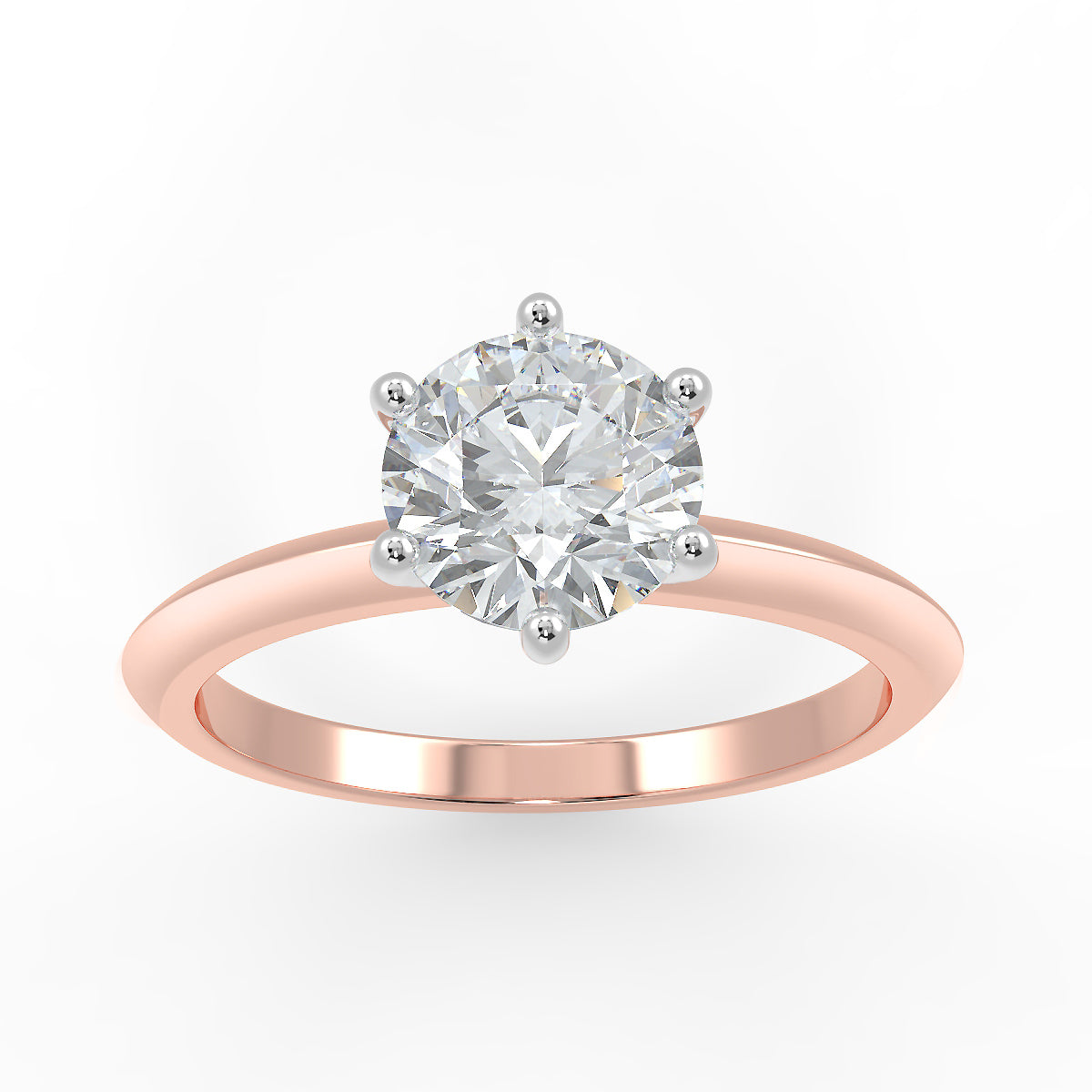 Eco 19 E VVS2 2.00ct Round Brilliant Cut Solitaire Diamond Ring