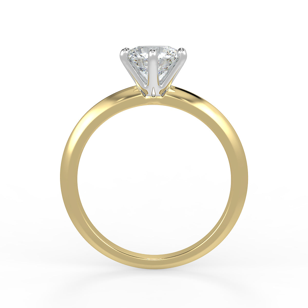 Eco 19 Round Brilliant Cut Solitaire Diamond Ring