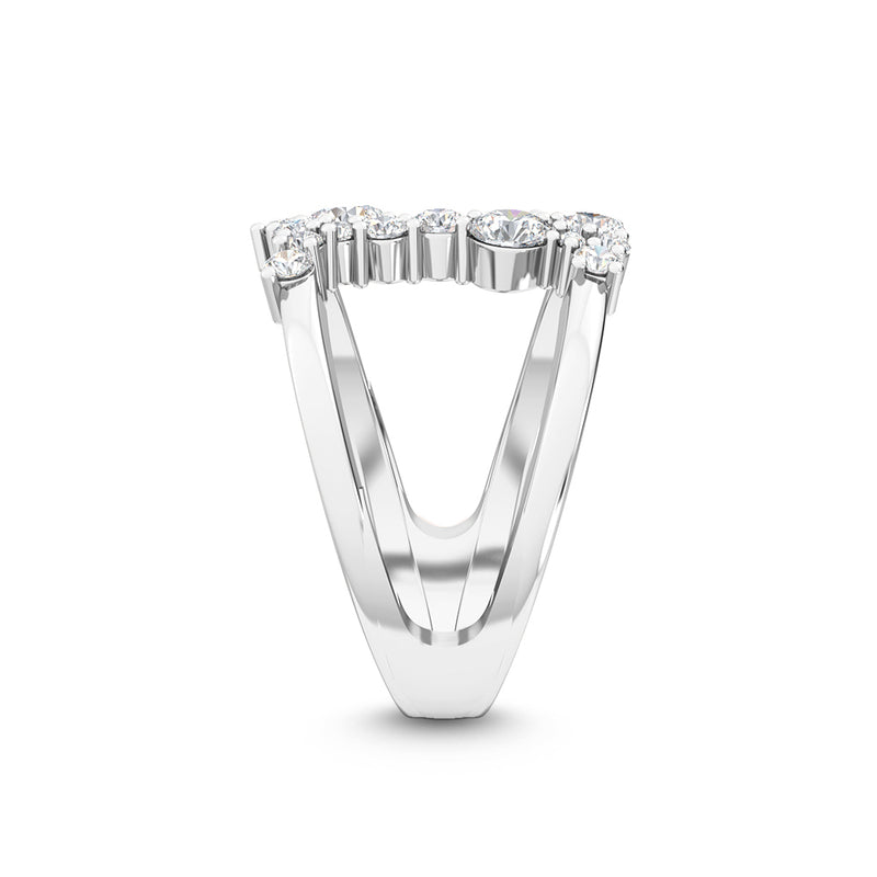 Eco lab diamond fancy split ring