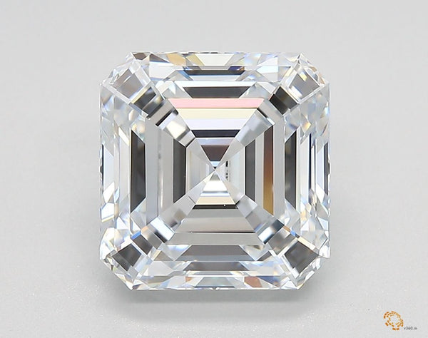 4.05-CARAT Square emerald DIAMOND