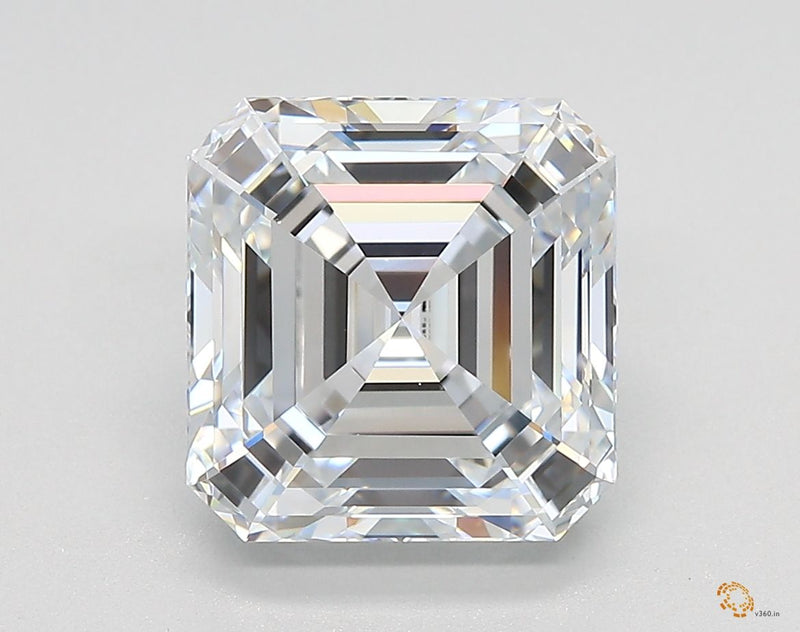 4.05-CARAT Square emerald DIAMOND