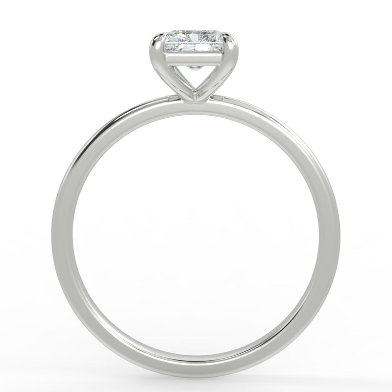 Eco 2 Radiant Cut Diamond Solitaire Ring