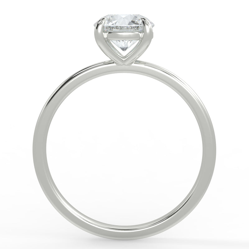Eco 17 Round Brilliant Cut Solitaire Diamond Ring