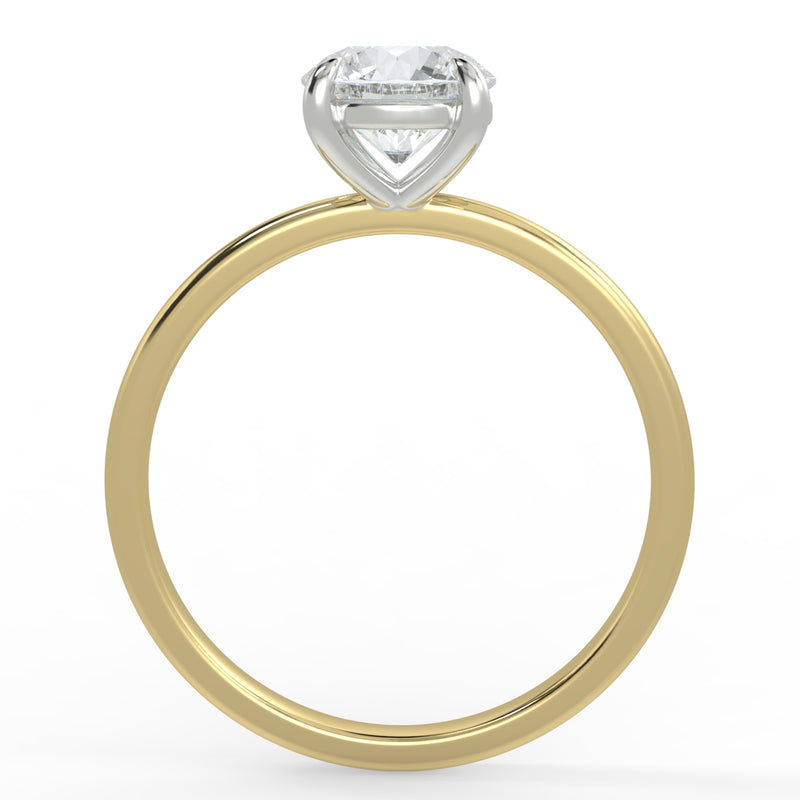 Eco 17 Round Brilliant Cut Solitaire Diamond Ring